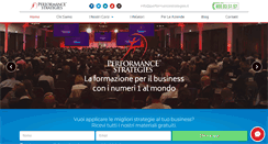 Desktop Screenshot of performancestrategies.it