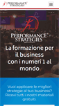 Mobile Screenshot of performancestrategies.it