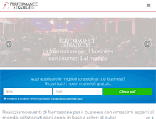 Tablet Screenshot of performancestrategies.it